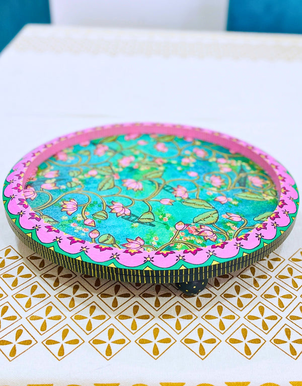 Pichwai Lotus Tray