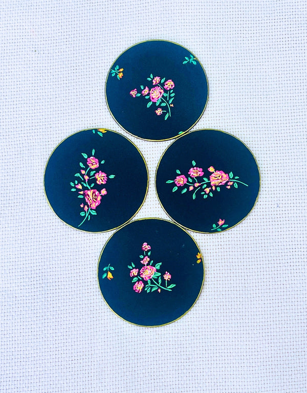 Midnight Blooms Coasters