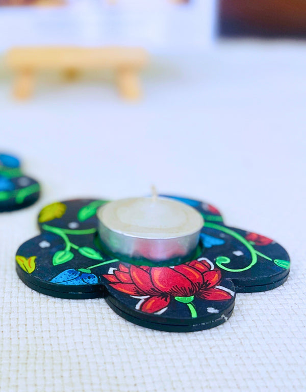Kalamkari Glow - Candle Holder