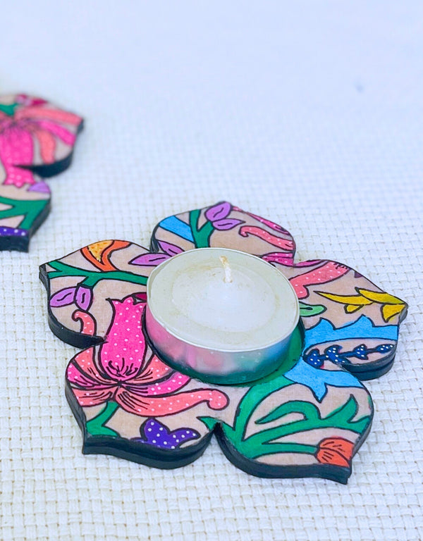 Gulnaar (Flower) - Candle Holder