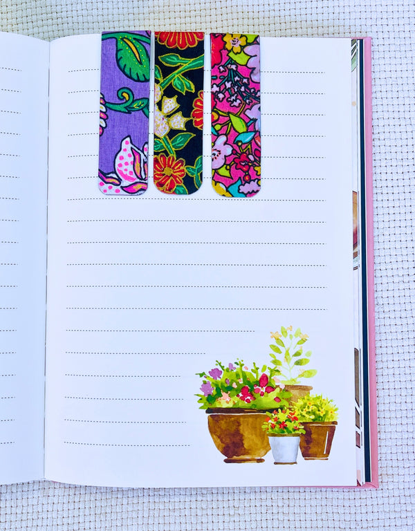 Floral Snap Bookmarks