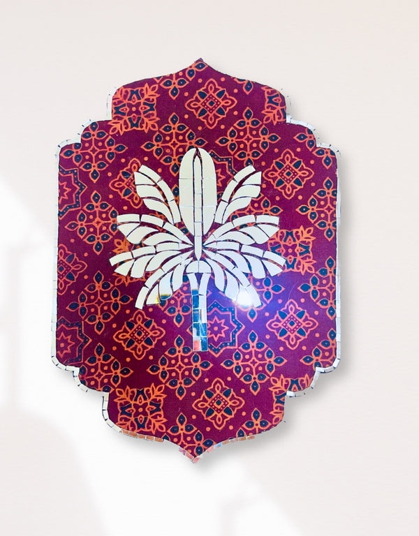 Rivaayat Red Banana Tree - Wall Art